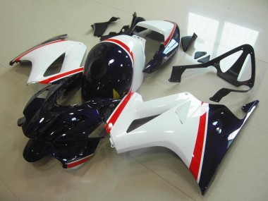 Affordable 2002-2013 White Dark Blue Honda VFR800 Motorbike Fairing UK