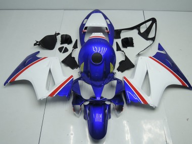 Affordable 2002-2013 Blue and White Honda VFR800 Motor Bike Fairings UK