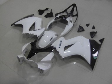 Affordable 2002-2013 White Black Honda VFR800 Motorcyle Fairings UK