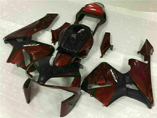Affordable 2003-2004 Black Red Honda CBR600RR Replacement Motorcycle Fairings UK