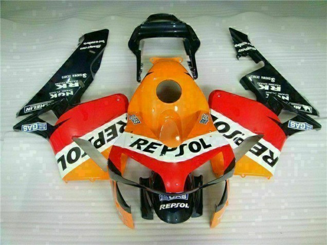 Affordable 2003-2004 Repsol Honda CBR600RR Motorcycle Fairings Kits UK