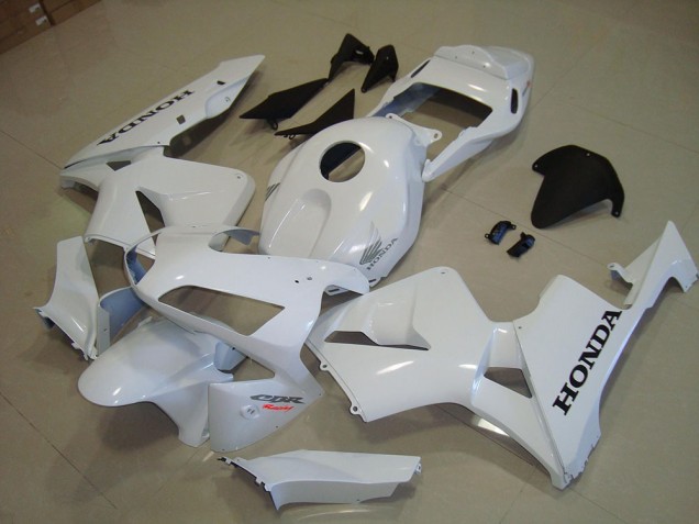 Affordable 2003-2004 White Black Decal Honda CBR600RR Motorbike Fairings UK Affordable 2003-2004 White Black Decal Honda CBR600RR Motorbike Fairings UK