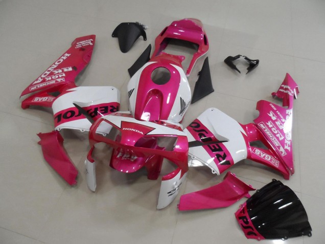 Affordable 2003-2004 Pink Repsol Honda CBR600RR Bike Fairings UK Affordable 2003-2004 Pink Repsol Honda CBR600RR Bike Fairings UK