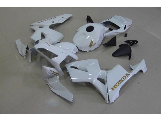 Affordable 2003-2004 White Gold Honda CBR600RR Replacement Fairings UK Affordable 2003-2004 White Gold Honda CBR600RR Replacement Fairings UK
