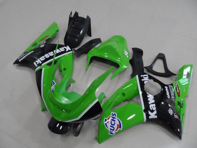 Affordable 2003-2004 Green Fuchs Kawasaki ZX6R Motor Bike Fairings UK Affordable 2003-2004 Green Fuchs Kawasaki ZX6R Motor Bike Fairings UK