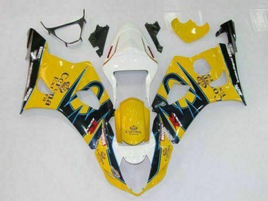 Affordable 2003-2004 Yellow Suzuki GSXR 1000 Moto Fairings UK
