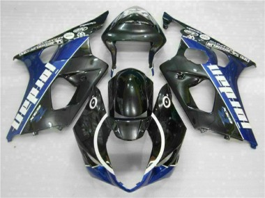Affordable 2003-2004 Black Blue Suzuki GSXR 1000 Motorcycle Fairing & Bodywork UK