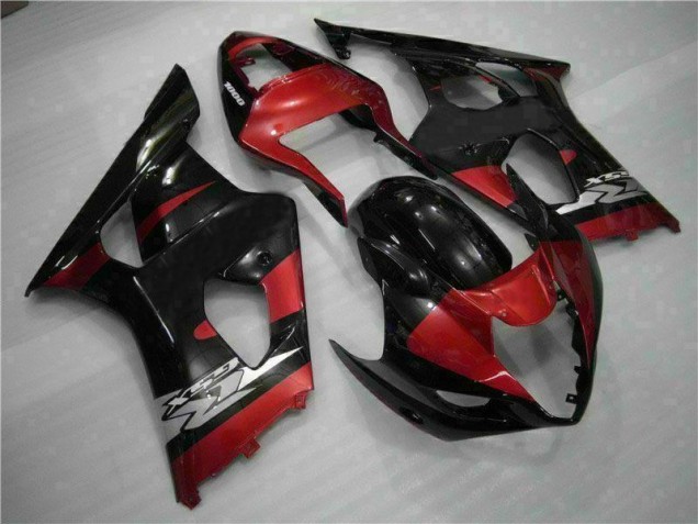 Affordable 2003-2004 Red Black Suzuki GSXR 1000 Motorcycle Fairing Kits UK Affordable 2003-2004 Red Black Suzuki GSXR 1000 Motorcycle Fairing Kits UK