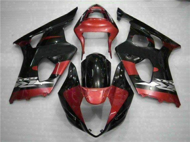 Affordable 2003-2004 Red Black Suzuki GSXR 1000 Motorcycle Fairing Kits UK Affordable 2003-2004 Red Black Suzuki GSXR 1000 Motorcycle Fairing Kits UK