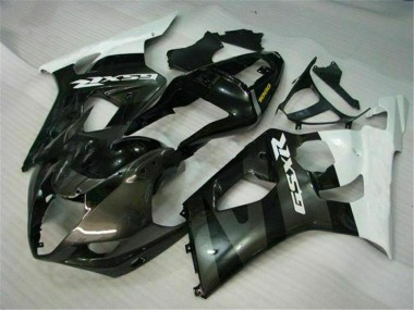 Affordable 2003-2004 White Black Suzuki GSXR 1000 Bike Fairing UK