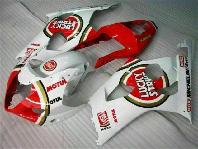 Affordable 2003-2004 Red White Suzuki GSXR 1000 Motorbike Fairing Kits UK Affordable 2003-2004 Red White Suzuki GSXR 1000 Motorbike Fairing Kits UK