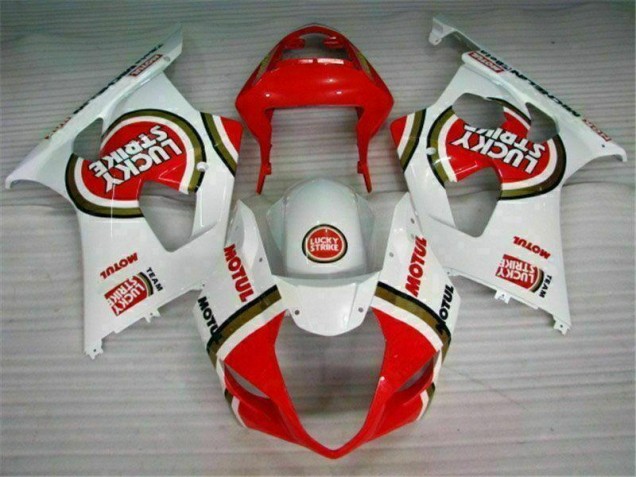 Affordable 2003-2004 Red White Suzuki GSXR 1000 Motorbike Fairing Kits UK Affordable 2003-2004 Red White Suzuki GSXR 1000 Motorbike Fairing Kits UK