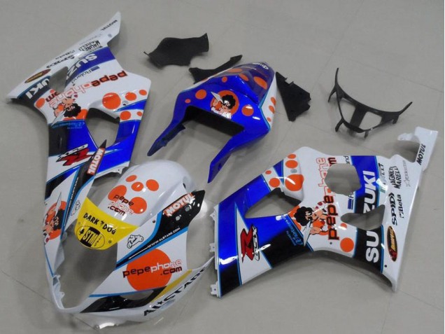 Affordable 2003-2004 Pepe Phone Suzuki GSXR 1000 Motor Bike Fairings UK