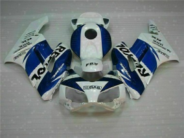 Affordable 2004-2005 White Blue Repsol Honda CBR1000RR Motorbike Fairing Kits UK