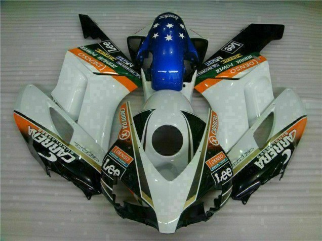 Affordable 2004-2005 White Blue Honda CBR1000RR Replacement Fairings UK