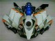 Affordable 2004-2005 White Blue Honda CBR1000RR Replacement Fairings UK