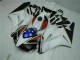 Affordable 2004-2005 White Black Honda CBR1000RR Motorcycle Fairings Kit UK
