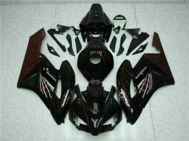 Affordable 2004-2005 Red Flame Honda CBR1000RR Motorcycle Fairing Kits UK