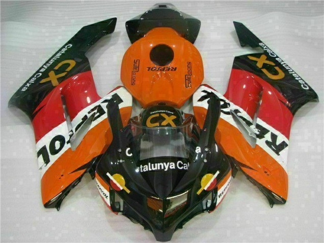 Affordable 2004-2005 Orange Repsol CX Honda CBR1000RR Replacement Motorcycle Fairings UK