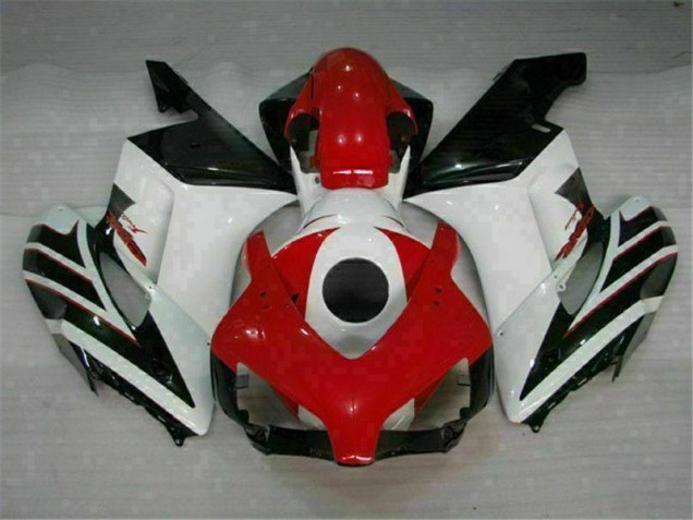 Affordable 2004-2005 Red White Honda CBR1000RR Bike Fairing Kit UK