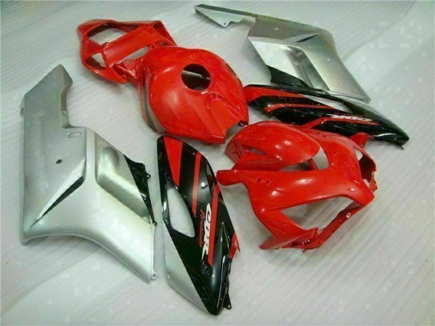 Affordable 2004-2005 Red Silver Honda CBR1000RR Moto Fairings UK