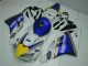 Affordable 2004-2005 Blue White Honda CBR1000RR Motorcyle Fairings UK