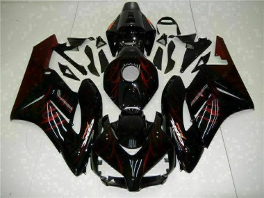Affordable 2004-2005 Red Flame Black Honda CBR1000RR Replacement Fairings UK