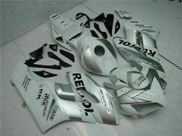 Affordable 2004-2005 Silver White Repsol Honda CBR1000RR Motorcylce Fairings UK