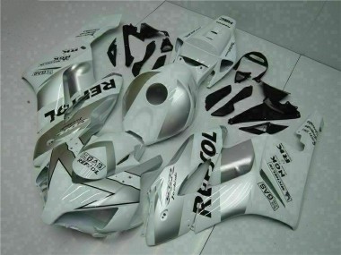 Affordable 2004-2005 Silver White Repsol Honda CBR1000RR Motorcylce Fairings UK