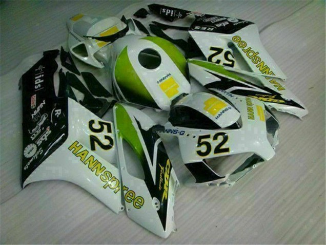Affordable 2004-2005 White Green Hannspree 52 Honda CBR1000RR Bike Fairing UK