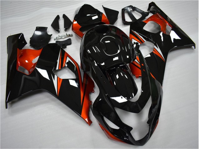 Affordable 2004-2005 Orange Black Suzuki GSXR 600/750 Motor Bike Fairings UK Affordable 2004-2005 Orange Black Suzuki GSXR 600/750 Motor Bike Fairings UK