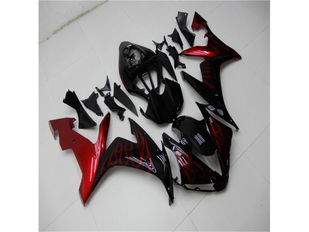 Affordable 2004-2006 Red Black Yamaha YZF R1 Bike Fairing UK Affordable 2004-2006 Red Black Yamaha YZF R1 Bike Fairing UK