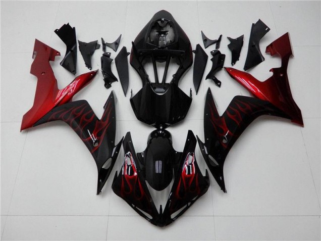 Affordable 2004-2006 Red Black Yamaha YZF R1 Bike Fairing UK Affordable 2004-2006 Red Black Yamaha YZF R1 Bike Fairing UK