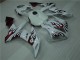 Affordable 2004-2006 White Red Flame Yamaha YZF R1 Motorcyle Fairings UK