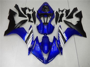 Affordable 2004-2006 Blue White Black Yamaha YZF R1 Bike Fairings UK
