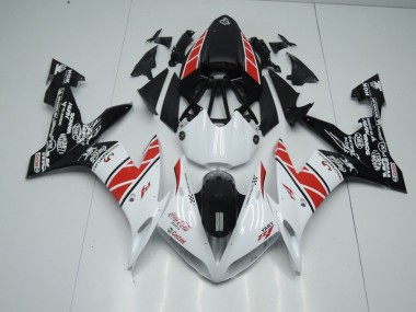 Affordable 2004-2006 White Black Stickers Yamaha YZF R1 Motorbike Fairing UK