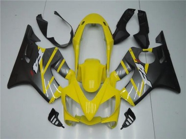 Affordable 2004-2007 Yellow Grey Honda CBR600 F4i Bike Fairing Kit UK