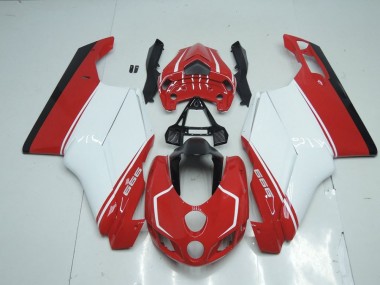 Affordable 2005-2006 Red White Red Ducati 749 999 Replacement Motorcycle Fairings UK