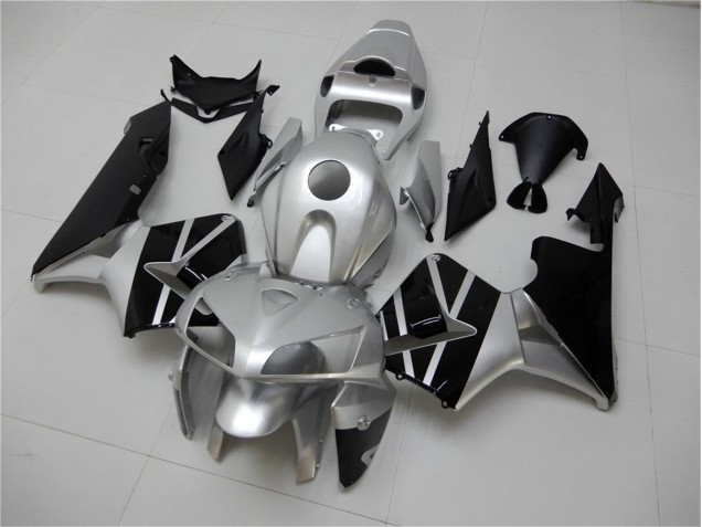 Affordable 2005-2006 Silver Black Honda CBR600RR Motor Bike Fairings UK Affordable 2005-2006 Silver Black Honda CBR600RR Motor Bike Fairings UK