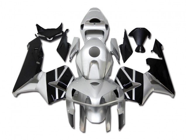 Affordable 2005-2006 Silver Black Honda CBR600RR Motor Bike Fairings UK Affordable 2005-2006 Silver Black Honda CBR600RR Motor Bike Fairings UK