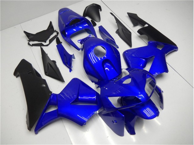 Affordable 2005-2006 Blue Black Honda CBR600RR Motorbike Fairing Kits UK Affordable 2005-2006 Blue Black Honda CBR600RR Motorbike Fairing Kits UK