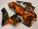 Affordable 2005-2006 Orange Black Honda CBR600RR Bike Fairings UK