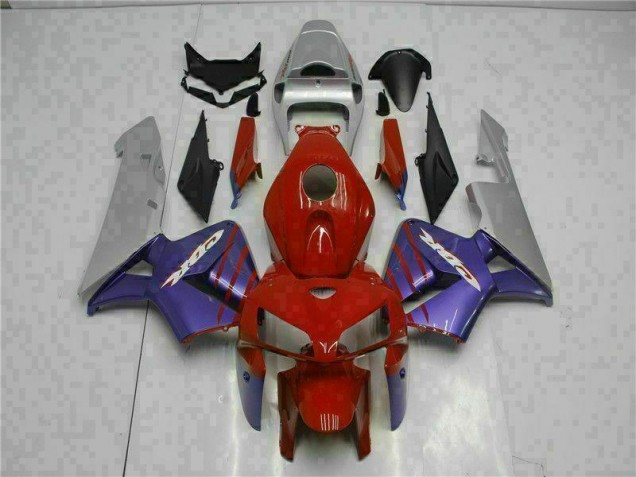 Affordable 2005-2006 Red Purple Honda CBR600RR Motorbike Fairing Kits UK Affordable 2005-2006 Red Purple Honda CBR600RR Motorbike Fairing Kits UK