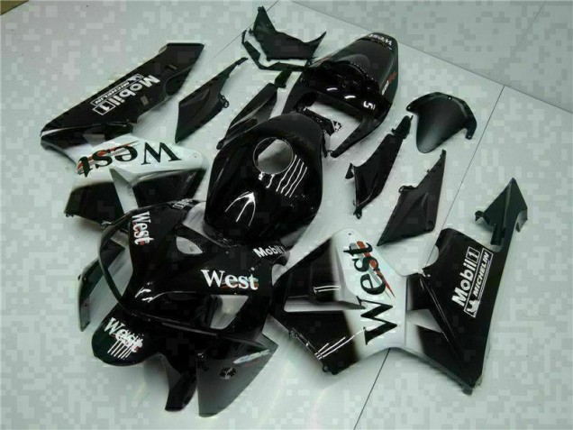 Affordable 2005-2006 Black West Honda CBR600RR Motorbike Fairing Kits UK
