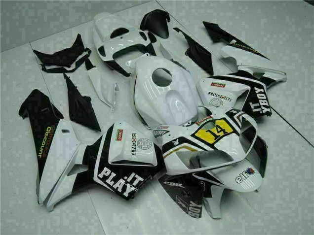 Affordable 2005-2006 White Playboy 14 Honda CBR600RR Motorcycle Replacement Fairings UK Affordable 2005-2006 White Playboy 14 Honda CBR600RR Motorcycle Replacement Fairings UK