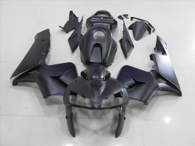 Affordable 2005-2006 Matte Black Honda CBR600RR Motorcycle Fairing Kits UK