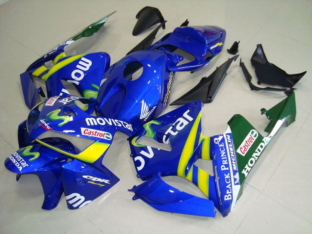 Affordable 2005-2006 Movistar Honda CBR600RR Bike Fairing Kit UK
