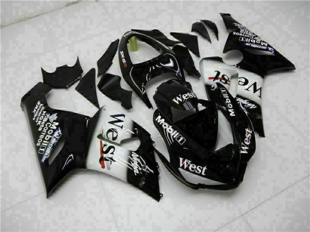 Affordable 2005-2006 Black Kawasaki ZX6R Bike Fairings UK Affordable 2005-2006 Black Kawasaki ZX6R Bike Fairings UK