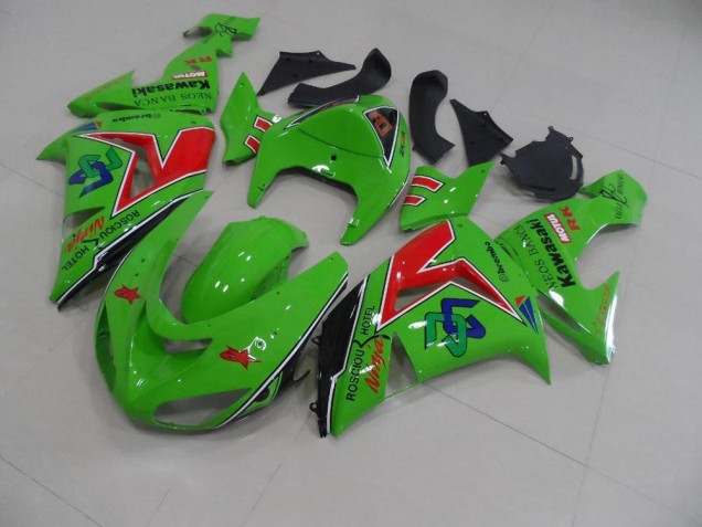 Affordable 2005-2006 Neos Banca Kawasaki ZX6R Bike Fairing Kit UK Affordable 2005-2006 Neos Banca Kawasaki ZX6R Bike Fairing Kit UK