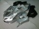 Affordable 2005-2006 Silver Black Kawasaki ZX6R Motorcycle Fairing Kit UK